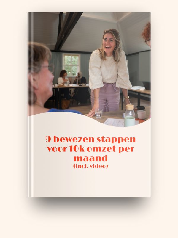 E-book 9 stappen 10K per maand